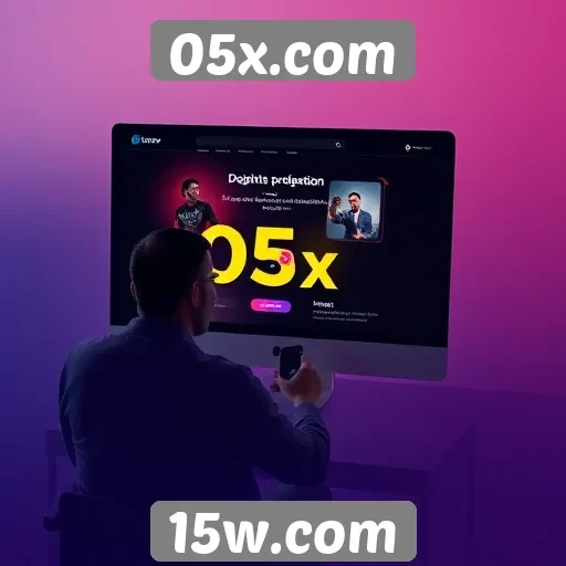 Facilidade de uso e navegação no site 05x.com